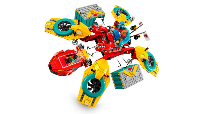 80023 Monkie Kid's Team Dronecopter - 8
