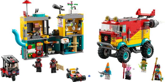 80038 LEGO Monkie Kid™ Monkie Kid Ekip Kamyonu - 1