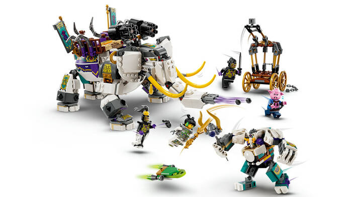 80043 LEGO® Monkie Kid Yellow Tusk Elephant - 4