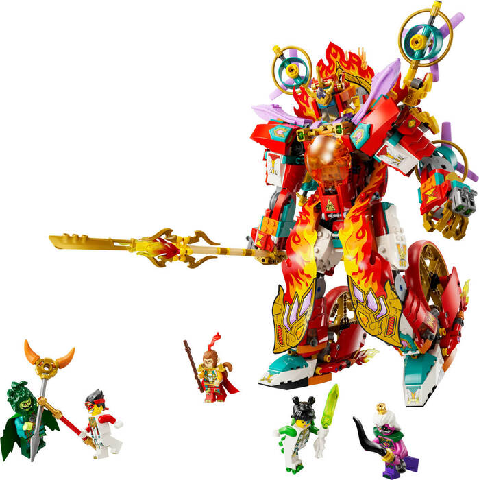 80057 LEGO® Monkie Kid Nezha'nın Ateş Çemberi Robotu - 1