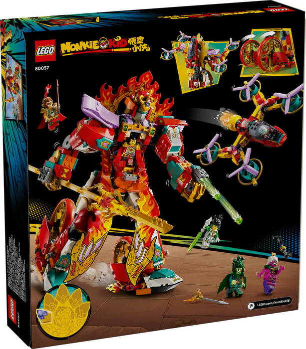 80057 LEGO® Monkie Kid Nezha'nın Ateş Çemberi Robotu - 7