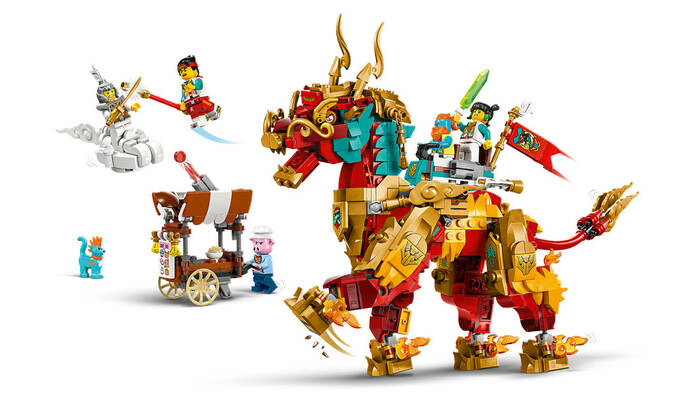 80066 LEGO® Monkie Kid Mitolojik Yaratık Qilin - 3