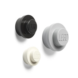 40161733 LEGO Duvar Askı Seti (Beyaz-Siyah-Gri) - Saklama ve Ev Dekoru