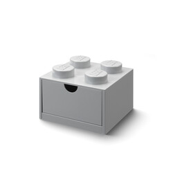 40201740 LEGO Masa Çekmecesi̇ 4 - Gri̇ - Saklama ve Ev Dekoru