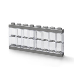 40660006 LEGO Minifigür Sergi Kutusu 16 - Gri - Saklama ve Ev Dekoru