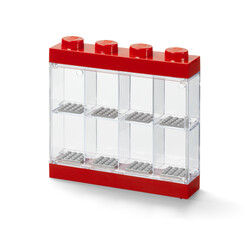 40650001 LEGO Minifigür Sergi Kutusu 8 - Kırmızı - Saklama ve Ev Dekoru