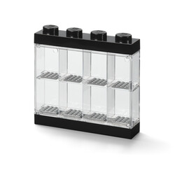 40650003 LEGO Minifigür Sergi Kutusu 8 - Siyah - Saklama ve Ev Dekoru