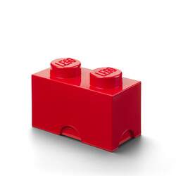 40021730 LEGO Saklama Yapım Parçası 2 - Kırmızı - Saklama ve Ev Dekoru