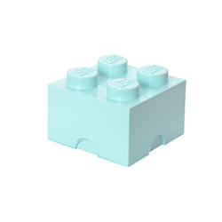40031742 LEGO Saklama Yapım Parçası 4 - Aqua Açık Mavi - Saklama ve Ev Dekoru