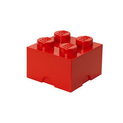 40031730 LEGO Saklama Yapım Parçası 4 - Kırmızı - Saklama ve Ev Dekoru