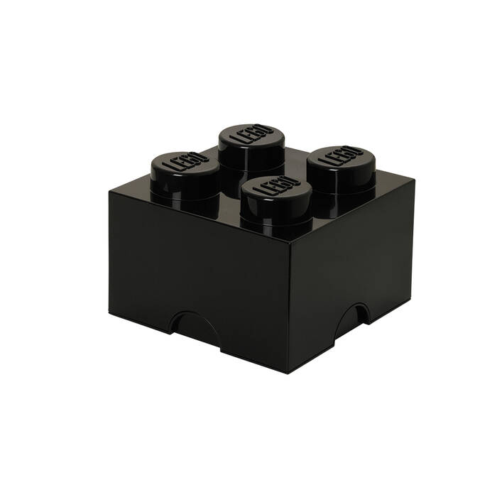 40031733 LEGO Saklama Yapım Parçası 4 - Siyah - 1