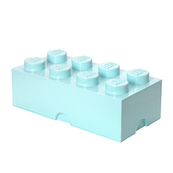 40041742 LEGO Saklama Yapım Parçası 8 - Aqua Açık Mavi - Saklama ve Ev Dekoru