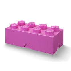 40041739 LEGO Saklama Yapım Parçası 8 - Parlak Mor - Saklama ve Ev Dekoru