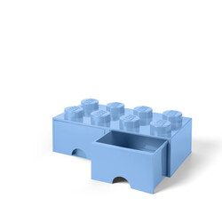 40061736 LEGO Yapım Parçası Çekmece 8 - Açık Mavi - Saklama ve Ev Dekoru