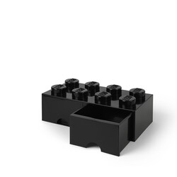 40061733 LEGO Yapım Parçası Çekmece 8 - Siyah - Saklama ve Ev Dekoru