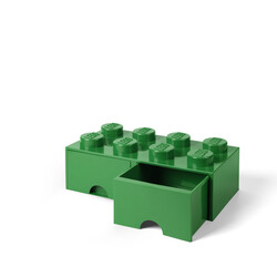 40061734 LEGO Yapım Parçası Çekmece 8 - Yeşil - Saklama ve Ev Dekoru