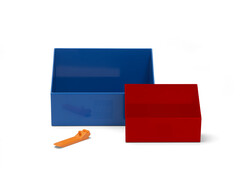 41210001 LEGO Yapım Parçası Toplama Seti - Kırmızı-Mavi - Saklama ve Ev Dekoru