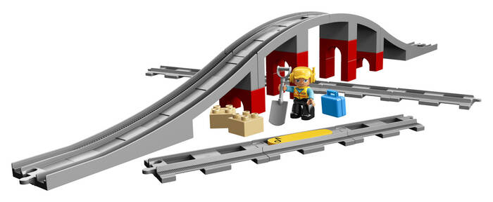 10872 LEGO® DUPLO® Town Tren Köprüsü ve Rayları - 1