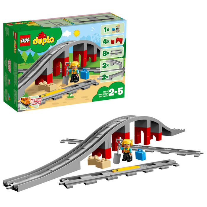 10872 LEGO® DUPLO® Town Tren Köprüsü ve Rayları - 2