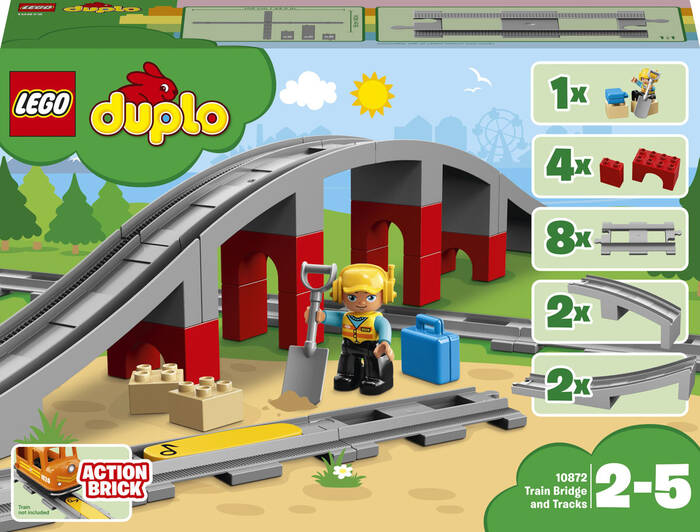 10872 LEGO® DUPLO® Town Tren Köprüsü ve Rayları - 3